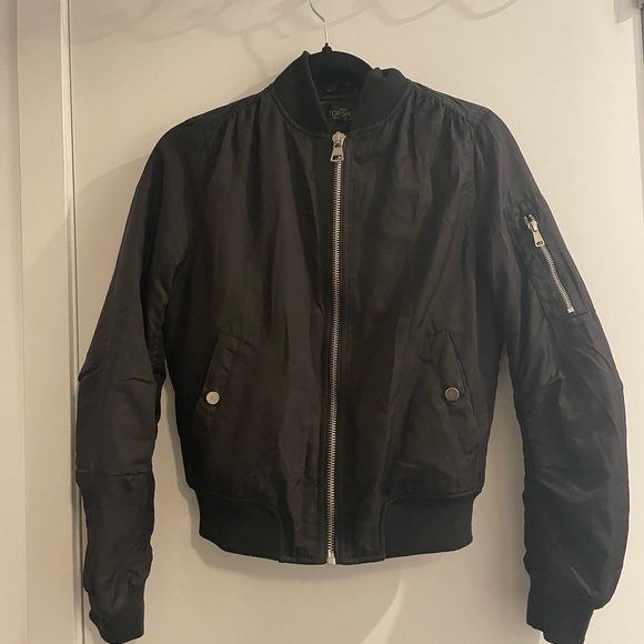 Topshop Petite Bomber Coat (size 4) - Picture 1 of 11